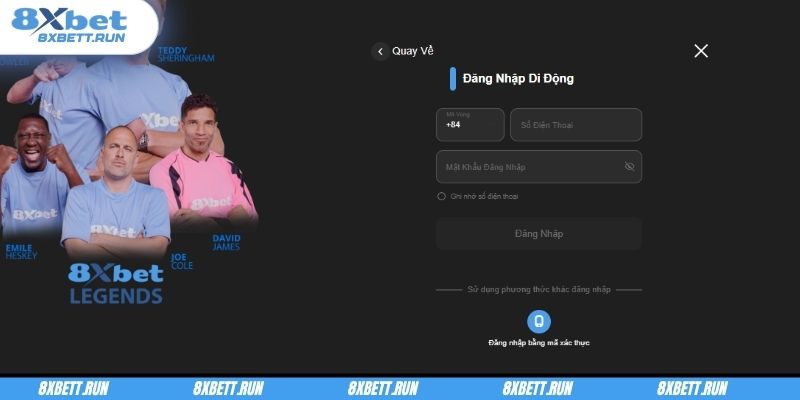 Những điều kiện cần thiết để đăng nhập vào 8XBET