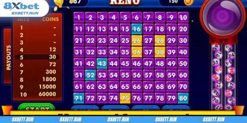 Khám phá khái niệm xổ số Keno tại 8XBET là gì?
