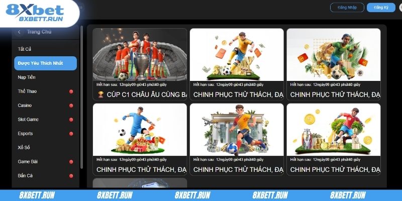 Hướng dẫn nhận khuyến mãi 8XBET chi tiết từng bước
